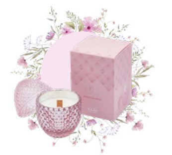 Vela de Huevo Perfumada EDG Enzo De Gasperi L'Ove H 12 Cm D 8 Cm Rosa Marroquí