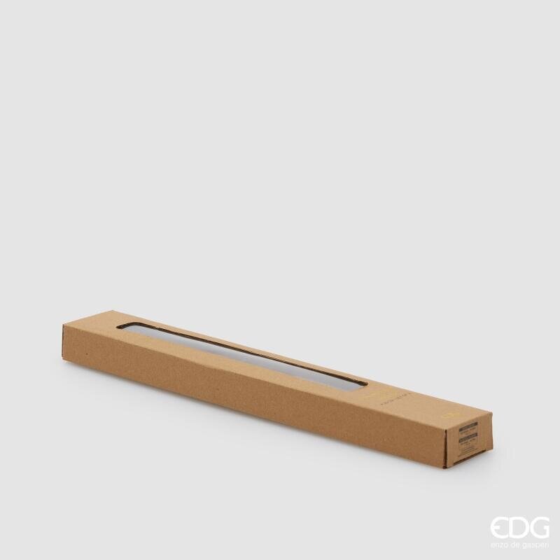 EDG Enzo De Gasperi Juego 2 Velas LED Touch a Varilla Burgundy H34 Ø2,2 cm IP20 – Decoración Navideña
