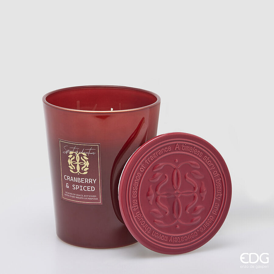 EDG Enzo De Gasperi Vela Symbol Perfumada Honeyed Apple Cider H16 Ø13 cm – Idea Regalo Navidad