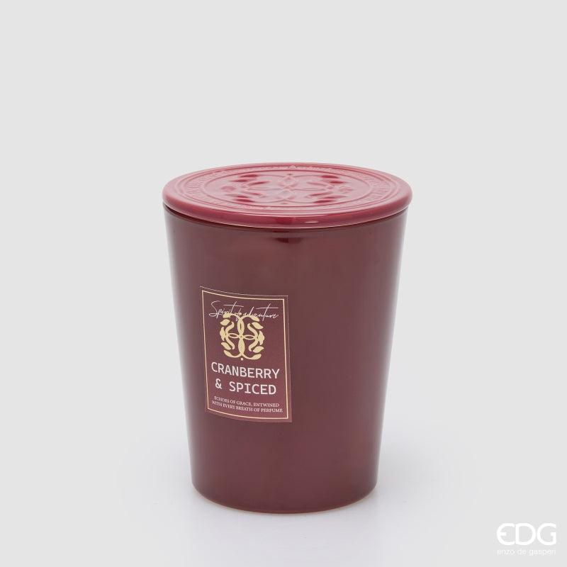 EDG Enzo De Gasperi Vela Symbol Perfumada Honeyed Apple Cider H16 Ø13 cm – Idea Regalo Navidad
