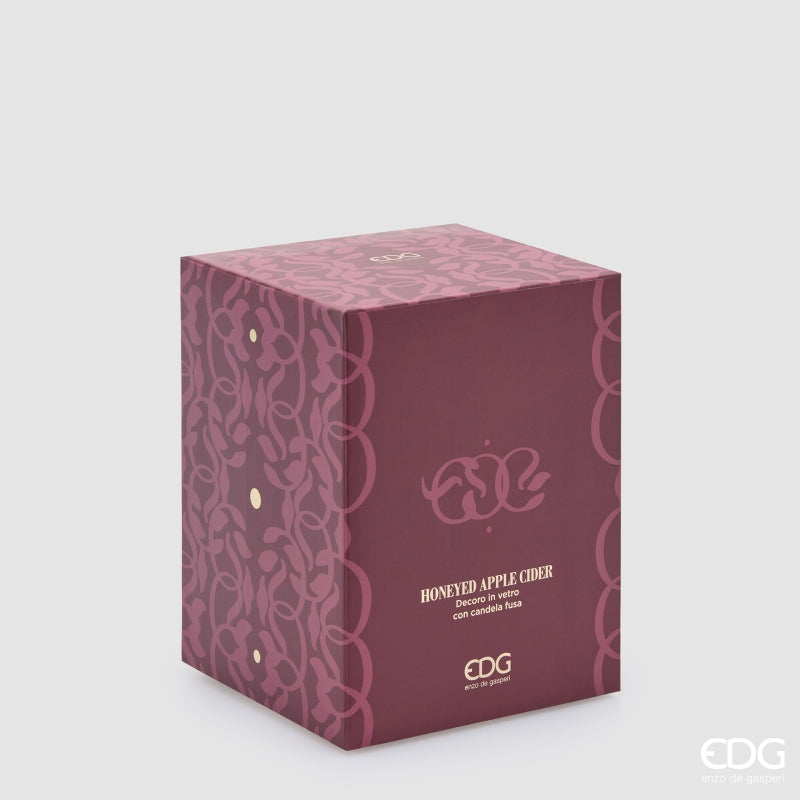 EDG Enzo De Gasperi Vela Symbol Perfumada Honeyed Apple Cider H16 Ø13 cm – Idea Regalo Navidad