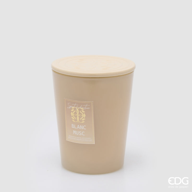 EDG Enzo De Gasperi Vela Symbol Perfumada White Musk H16 Ø13 cm – Idea de Regalo Navidad