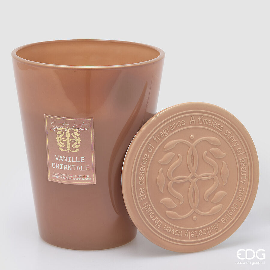 EDG Enzo De Gasperi Vela Symbol Perfumada Cardamom Snaps H23 Ø18,5 cm – Idea de Regalo Navidad