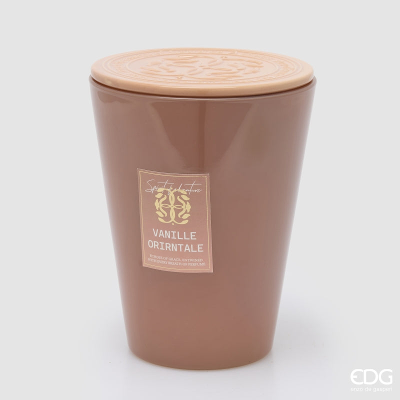 EDG Enzo De Gasperi Vela Symbol Perfumada Cardamom Snaps H23 Ø18,5 cm – Idea de Regalo Navidad
