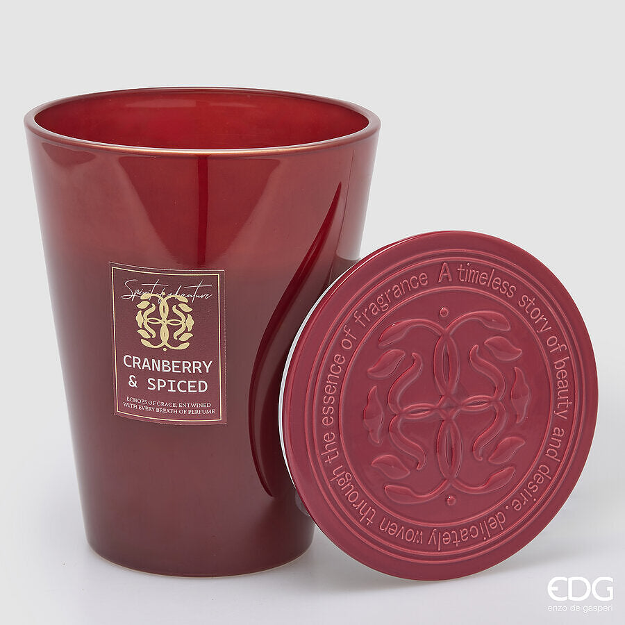 EDG Enzo De Gasperi Vela Symbol Perfumada Honeyed Apple Cider H23 Ø18,5 cm – Idea Regalo Navidad