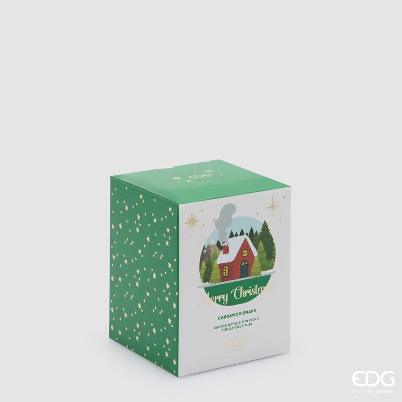 EDG Enzo De Gasperi Vela Navideña Cupola Perfumada Cardamom Snaps H12,5 Ø10 cm – Decoración Navideña