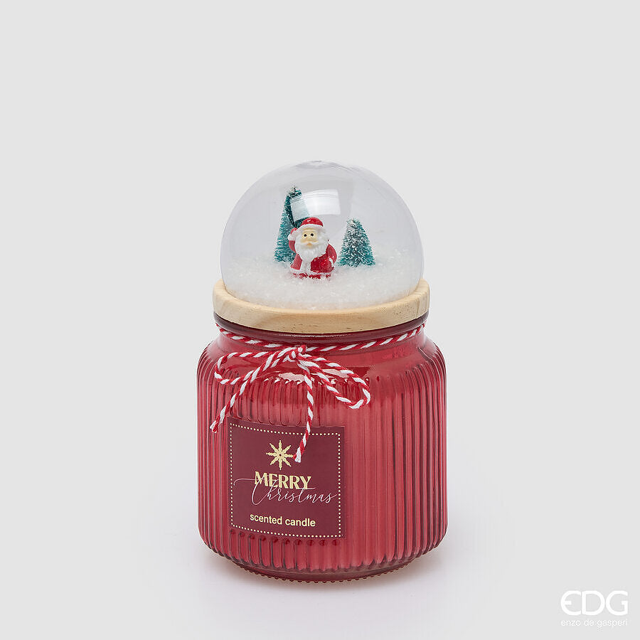 EDG Enzo De Gasperi Vela Navideña Cúpula Perfumada Honeyed Apple Cider H15 Ø10 cm – Decoración Navideña