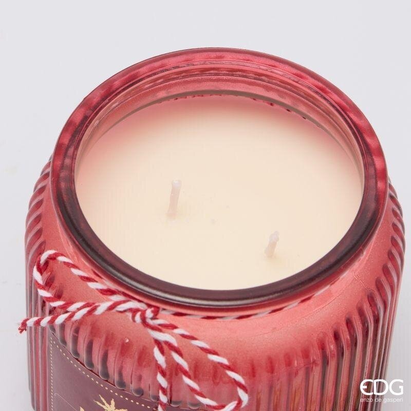 EDG Enzo De Gasperi Vela Navideña Cúpula Perfumada Honeyed Apple Cider H15 Ø10 cm – Decoración Navideña