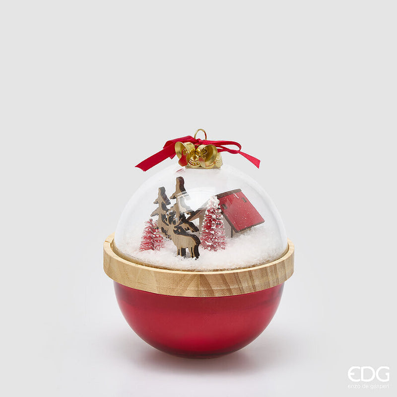 EDG Enzo De Gasperi Vela Perfumada con Cúpula Honeyed Apple Cider H12 Ø11 cm – Idea Regalo Navidad