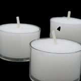 EDG Enzo De Gasperi Vela Tealight (Doble) Conf 50 Pz Base Transparente H2,3 Cm D 3,8 Cm