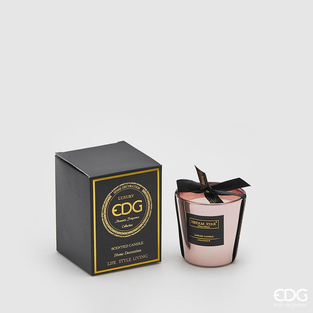 Espejo Vela Perfumada EDG Enzo De Gasperi H7,5 D7,5 Rosa