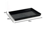 AGNELLI Bandeja Rectangular Lámina Azul 35x28x3 cm