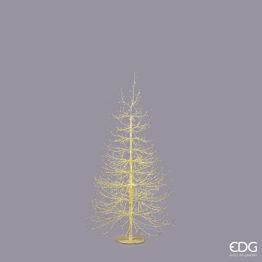 EDG Enzo De Gasperi Árbol de Navidad Haya Rich 1440 MicroLED H150 Ø105 cm IP44 – Árbol Luminoso de Exterior