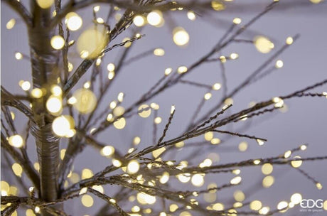 EDG Enzo De Gasperi Árbol de Navidad Haya Black Rich 1440 MicroLED H150 Ø105 cm IP44 – Árbol Luminoso para Exterior