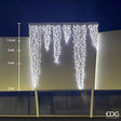 edg enzo de gasperi edg enzo de gasperi cascata led prolungabile 90 maxi led h 150 cm l 50 cm ip 67 white ean 8059824584243