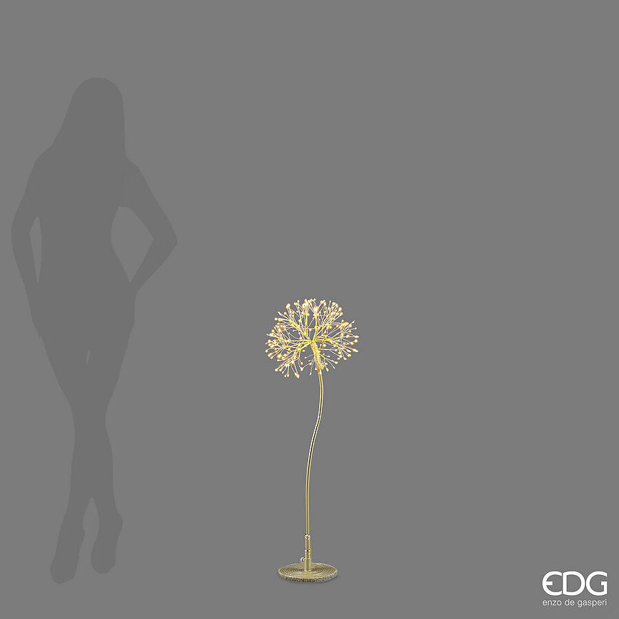 EDG Enzo De Gasperi Tarassaco Rich Luminoso Gold 240 MicroLED H90 Ø20 cm IP44 – Decoración Navideña
