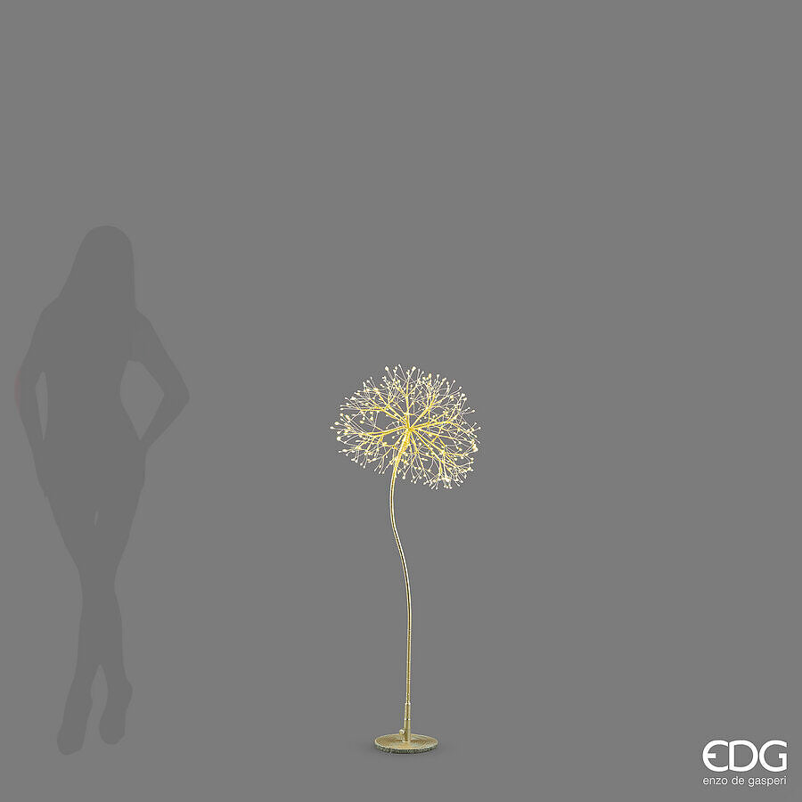 EDG Enzo De Gasperi Decoro Tarassaco Gold 384 MicroLED H120 Ø30 cm IP44 – Decorazione Luminosa Natalizia