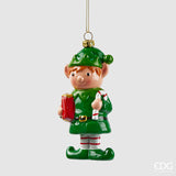 EDG Enzo De Gasperi Adorno Navidad Elfo H 12,5 Cm L 4 Cm L 6 Cm Verde Mix