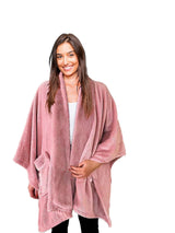 regalo italiano regalo italiano vestaglia natale plaid flanella 130 x 160 cm ass rosa grigio 1 pz ean 8021785661615