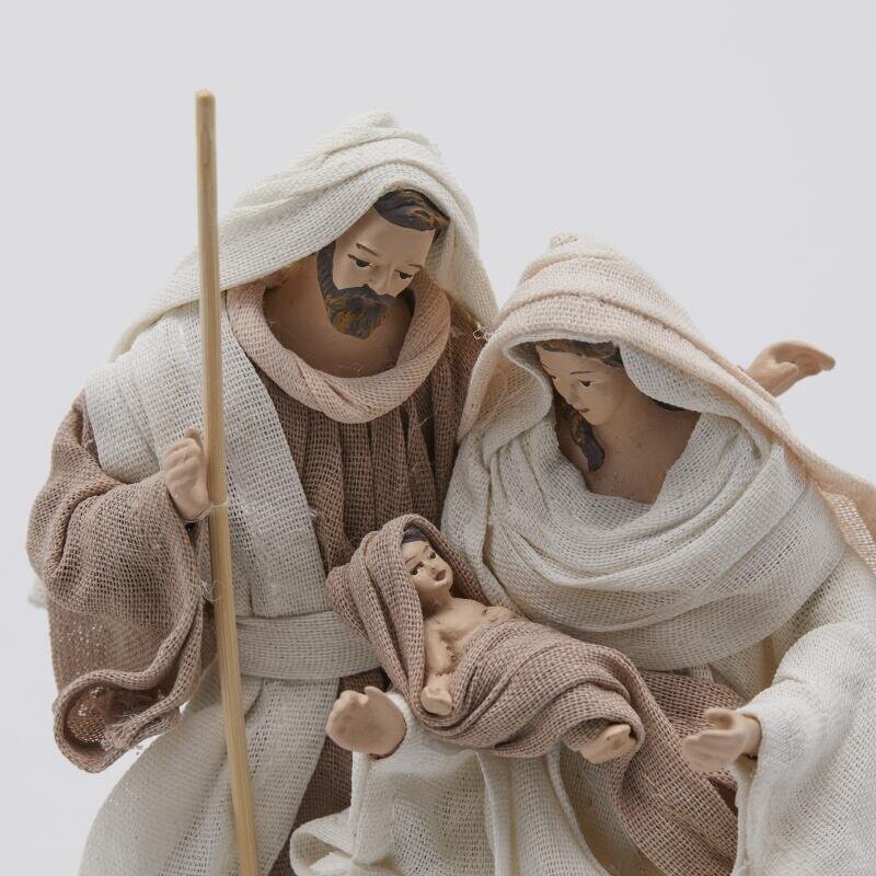 EDG Enzo De Gasperi Natività Lord con Base H17 cm Nocciola – Decorazione Natalizia Presepe