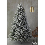 EDG Enzo De Gasperi Albero di Natale Pino Merano Innevato H270 D163 (2386TIPS) White Green
