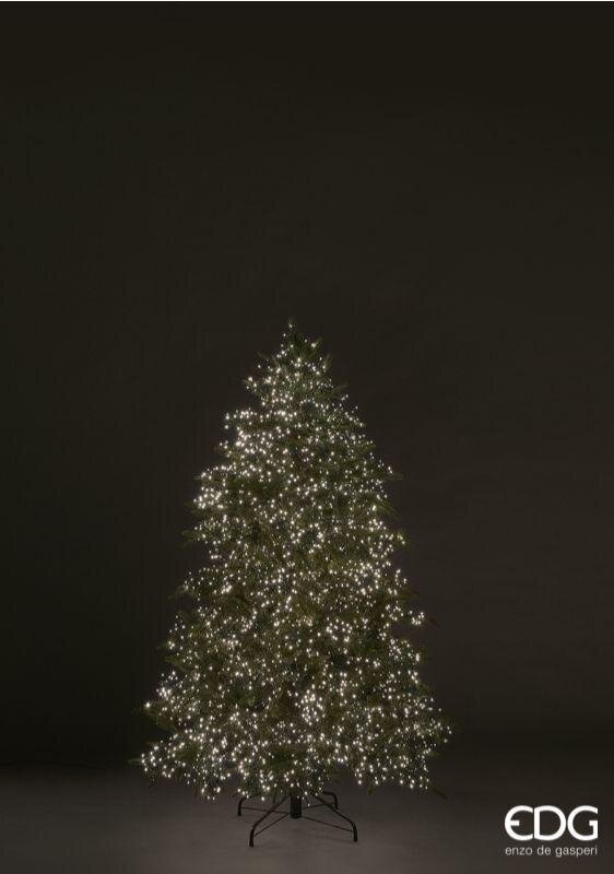 EDG Enzo De Gasperi Árbol de Navidad Pino Spark H 180 Cm D 125 Cm 5.060 Led Verde