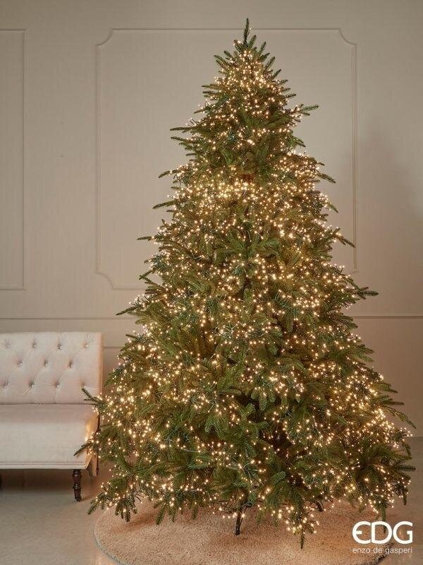 EDG Enzo De Gasperi Árbol de Navidad Pino Spark H 240 Cm D 184 Cm 7.200 Led