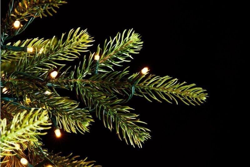 EDG Enzo De Gasperi Árbol de Navidad Pino Luxury A 180 Cm Ø 136 Cm con 3.000 LED Verde