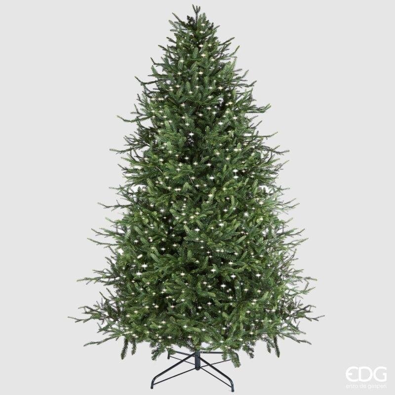 EDG Enzo De Gasperi Árbol de Navidad Pino Luxury H 300 Cm D 186 Cm con 7.000 Led Verde
