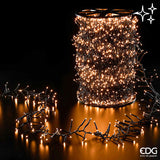 EDG Enzo De Gasperi Luci Natale MiniLed X 5.000 50 Mt Rotolo Ivory