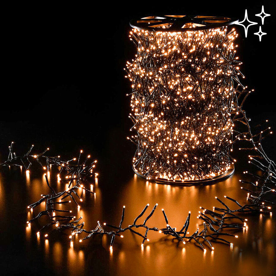 EDG Enzo De Gasperi Luces Navidad MiniLed X 5.000 50 Mt Rollo Ivory