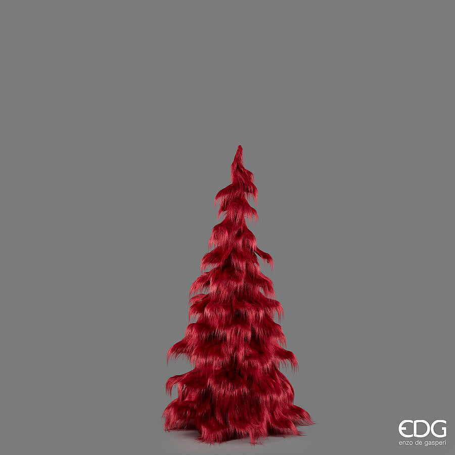 EDG Pino Furry Burgundy 150 cm - Árbol Navideño Decorativo