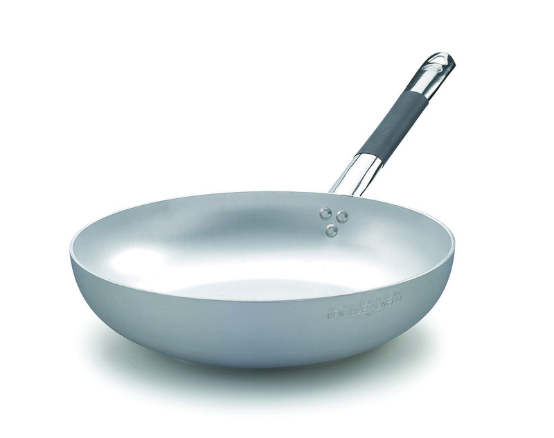 AGNELLI Sartén Abierta Alta Aluminio Fondo Inducción Diámetro 36 cm