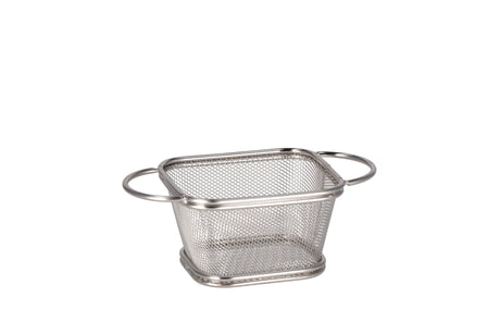 regalo italiano regalo italiano cestino con manici h 6 cm 165 x 9 cm acciaio ean 8021785720619