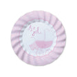 big party big party piatti carta d 20 cm its a girl cf 8 pz rosa ean 8020834745573