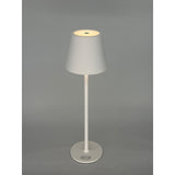 Lámpara LED Touch Recargable H 38 cm 10 x 10 cm IP54 Round Pro Blanca