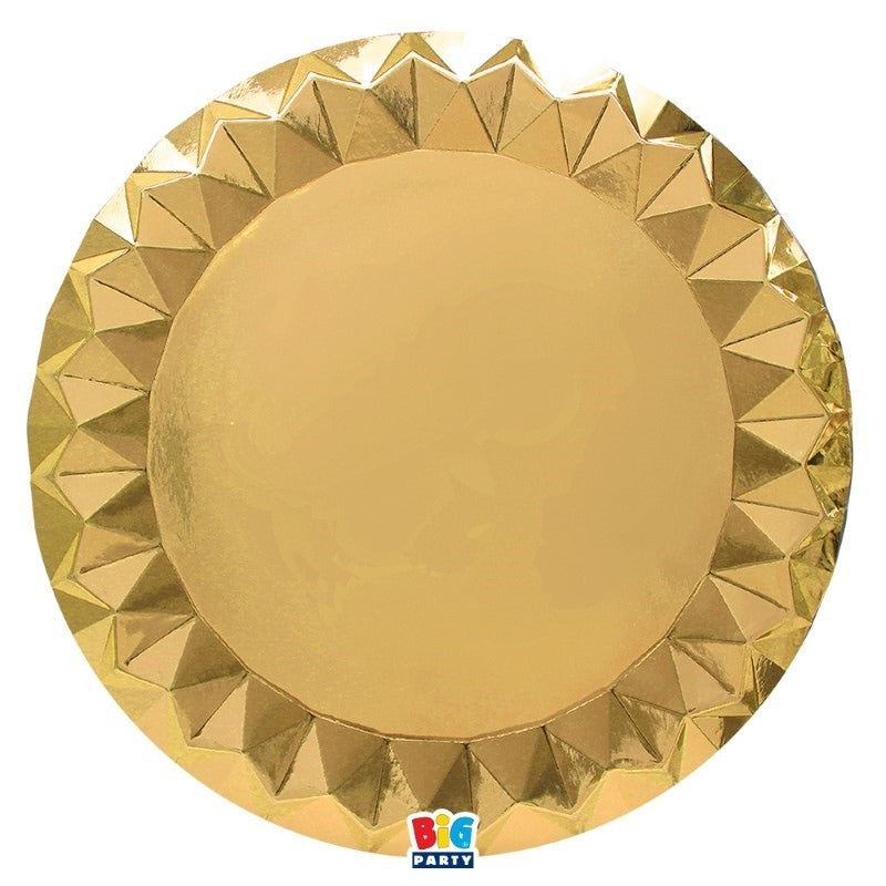 Big Party 6 Salvamanteles Diamant cm.32 Oro Metal