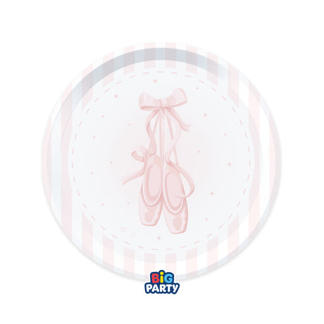 big party big party piatti carta ballet d 18 cm cf 6 pz rosa ean 8020834765861