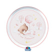 big party big party piatti carta battesimo bear d 18 cm cf 6 pz rosa ean 8020834767247