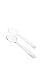 regalo italiano regalo italiano set 2 cucchiai lance h 65 cm 285 x 4 cm plastica trasparente ean 8021785782891