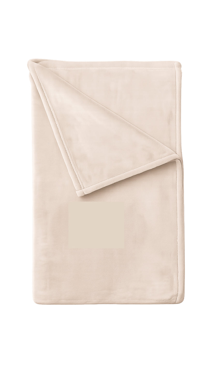 Androni Giocattoli Plaid de Franela Mediano Liso – Manta Suave y Cálida para Sofá y Cama Surtidos 1 Ud