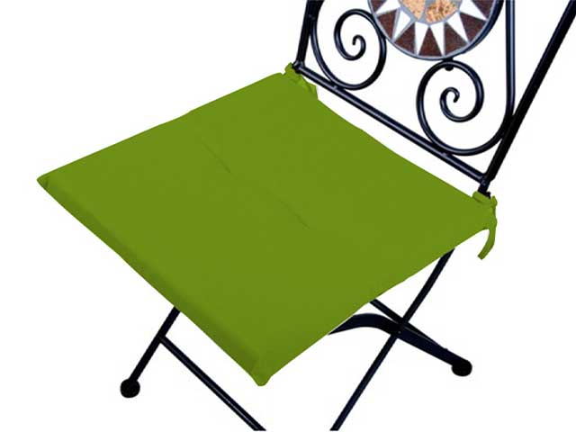Cojín Antimanchas L'Arcolaio para Silla Verde 40x40 cm