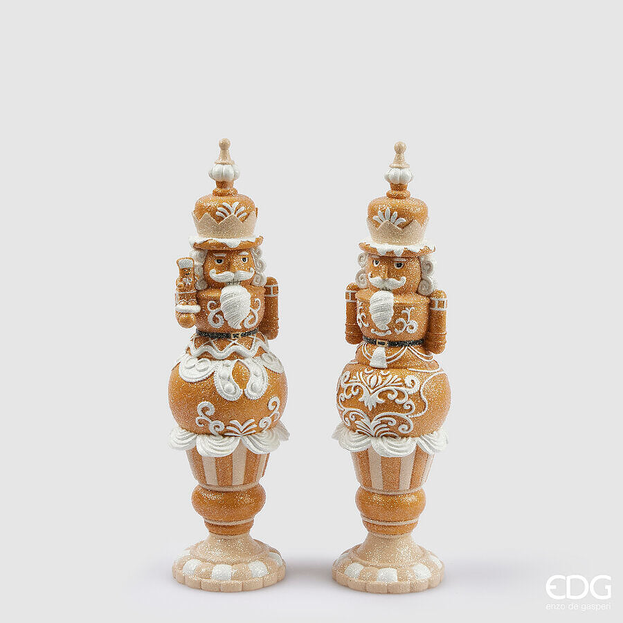 EDG Enzo De Gasperi Decoración Navidad Soldadito Mazapán H 34 Cm Avellana 1 Uds