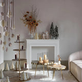 EDG Enzo De Gasperi Decoro Natale Renna Marzapane H 31 Cm L 23 cm L 11,5 Cm Hazelnut