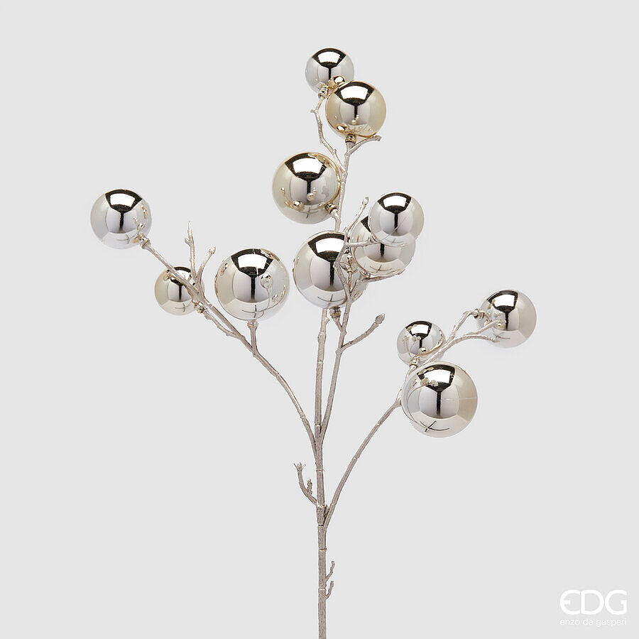 EDG Enzo De Gasperi Decoración Navidad PalleMix Rama X 12 H 53 Cm Light Gold