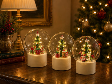 EDG Enzo De Gasperi Esfera Twist LED H18 Verde Rojo - Decoración Navidad 1 Ud