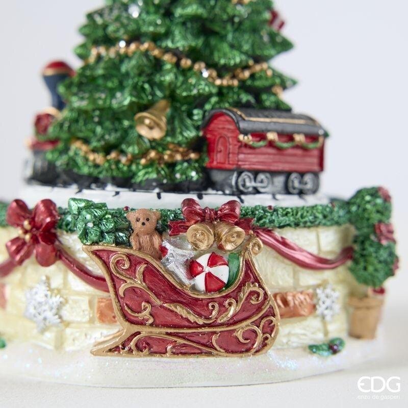 EDG Enzo De Gasperi Carillón Trenino Pino H16 Navidad Green Red