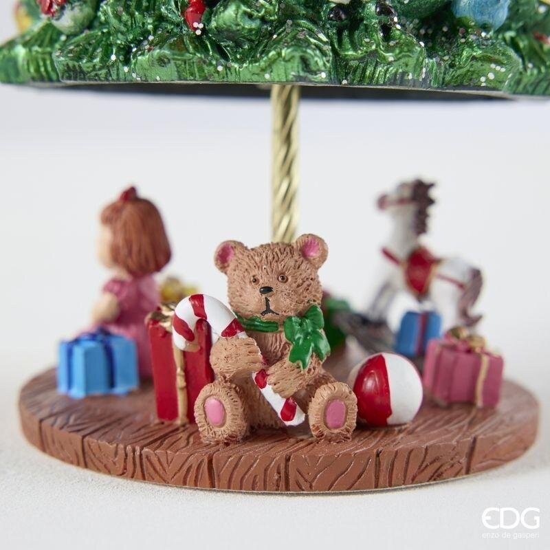 EDG Enzo De Gasperi Carillón Navideño Pino con Regalos H.18 Verde