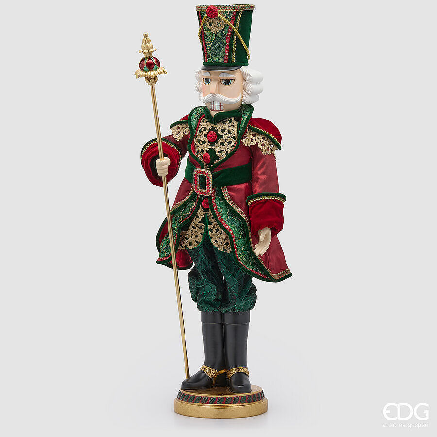 EDG Enzo De Gasperi Soldatino Natalizio H96 cm Verde Rosso – Decorazione di Natale