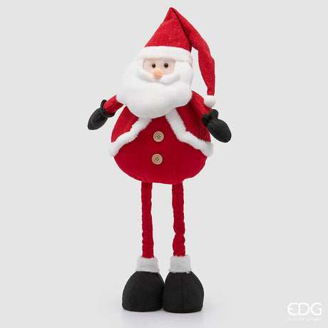 EDG Enzo De Gasperi Decoro Babbo Natale Telescopico White Red H70 cm – Decorazione di Natale
